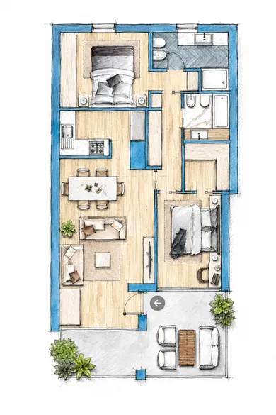 Apartment in Arenzano