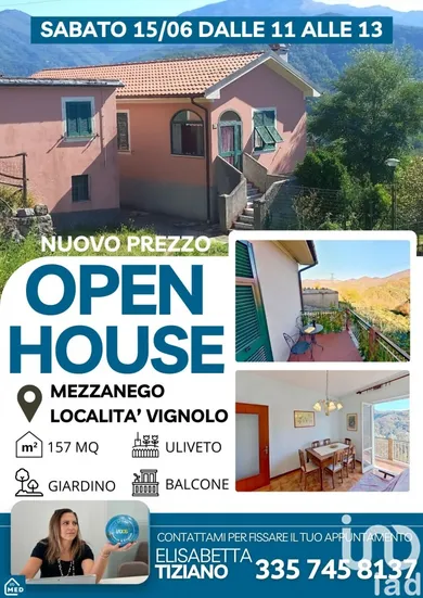 Villetta a schiera in Mezzanego